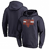 Men's Bears Navy 2018 NFL Playoffs Monsters Of The Midway Pullover Hoodie,baseball caps,new era cap wholesale,wholesale hats